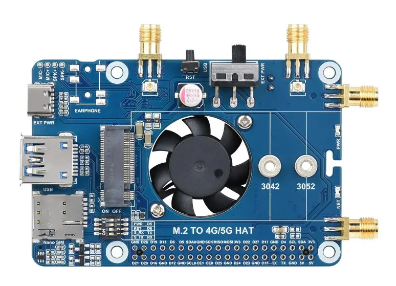 Waveshare RM500Q-GL 5G HAT pro Raspberry Pi